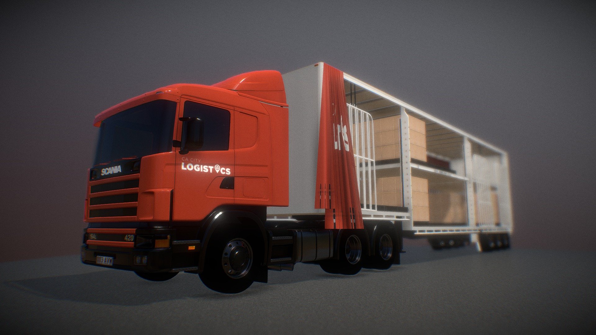 This model is available for purchase here: -link removed-   Freighter has released its latest innovation – an automated mezzanine deck for its range of Tautliner trailer products. http://www.freighter.com.au/auto-mezz-decks - Auto mezzanine deck trailer - Download Free 3D model by 3D (@scratchi) 3d model