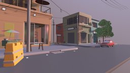 Envoirment Colombia ambient, maya, 3d, lowpoly, model