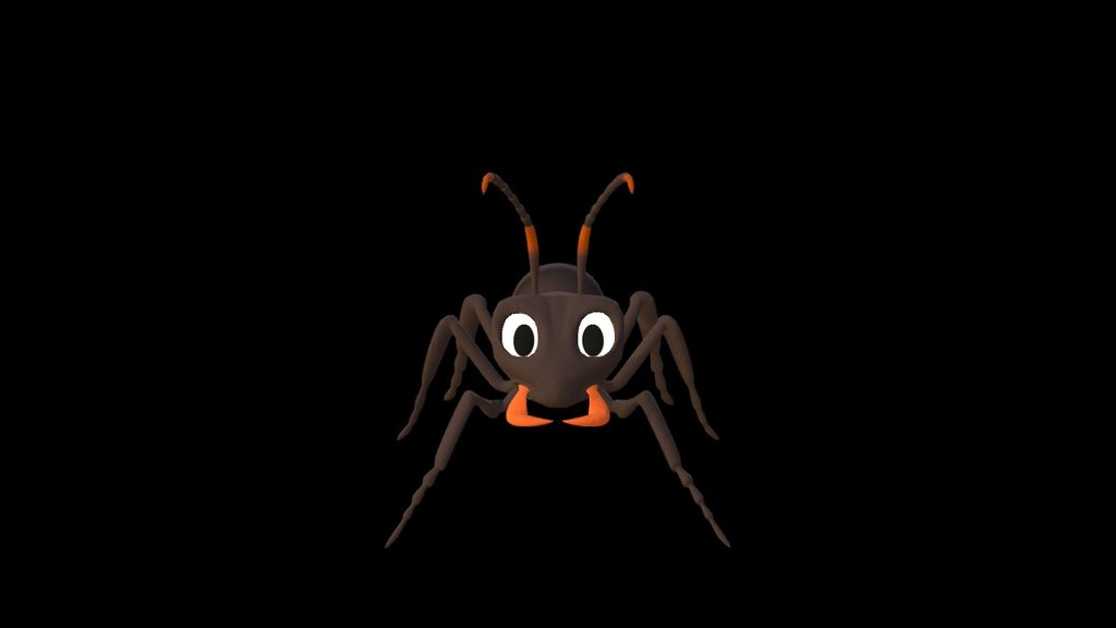 An ant I modeled for an animated part of a game trailer 2014 ( https://youtu.be/yo3eCKUNf5I ) - Ant for animation - 3D model by solkatten 3d model