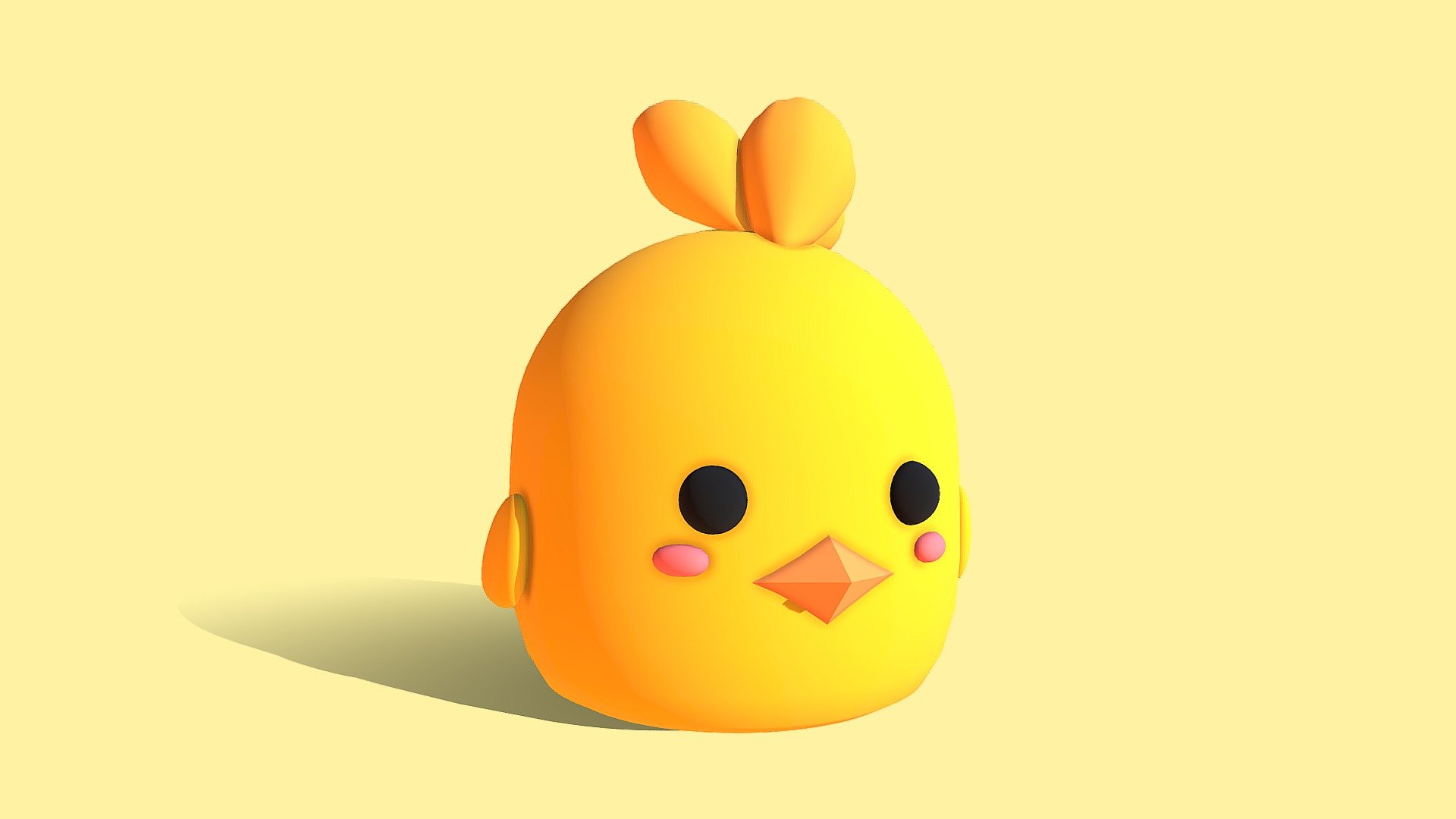 Cute Chick

Software : Blender - Chick - 3D model by Ayah_AL_Qadi 3d model
