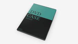 DVD case closed.rar storage, empty, packaging, case, cover, media, pack, dvd, closed, disc, mockup, data, box, blank, 3d, pbr, digital, video, plastic, mokcup