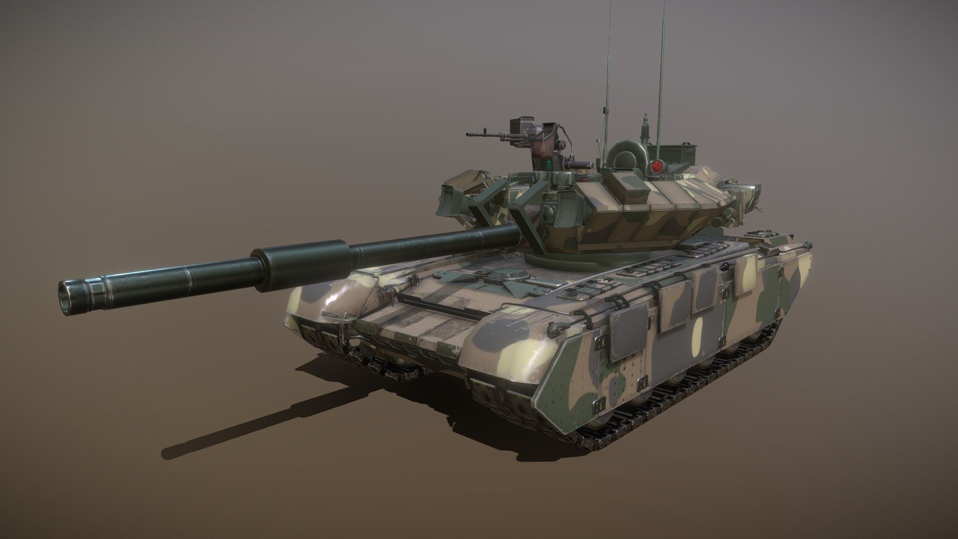 Tank T-90 - 3D model by JuegoStudio 3d model