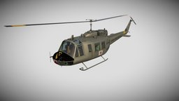 Huey MedEvac Bell UH-1H aircraft, vietnam, medical, helicopter, war, history, amubulance