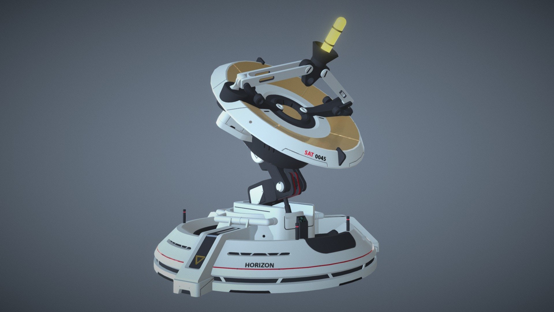 Hi guys. After a long pause, I present my new work.)
Concept by Oscar Cafaro. Thank you very much for the concept.) - Radar Overwatch - 3D model by IlyaRukhlyada 3d model