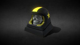 The Skullstronaut Keycap stl, skulls, printable, artisan, keycaps, keycap, mechanicalkeyboard, skull, halloween, keyboard, skullart