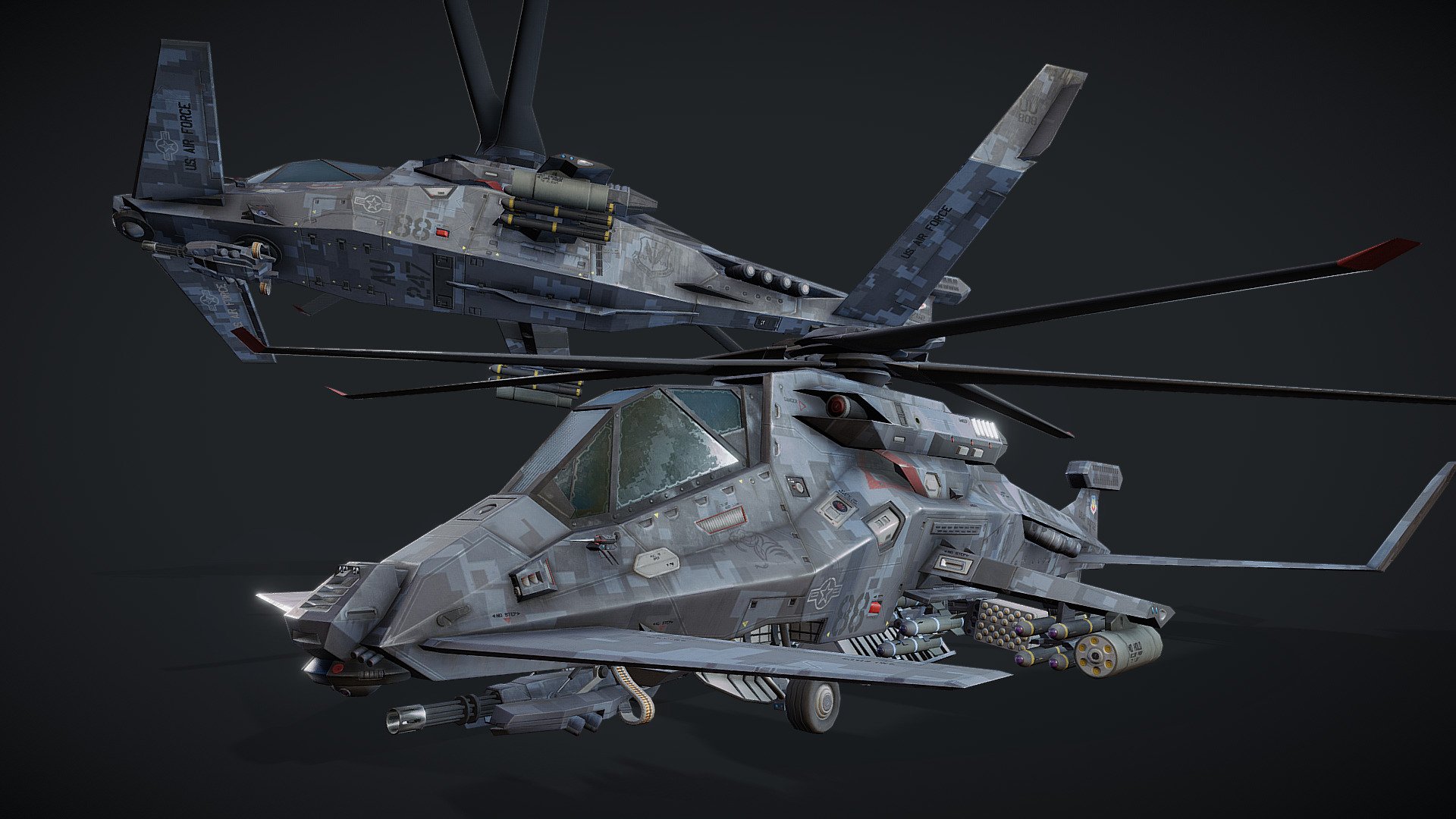 Sci-fi helicopter. Codename &ldquo;Viper