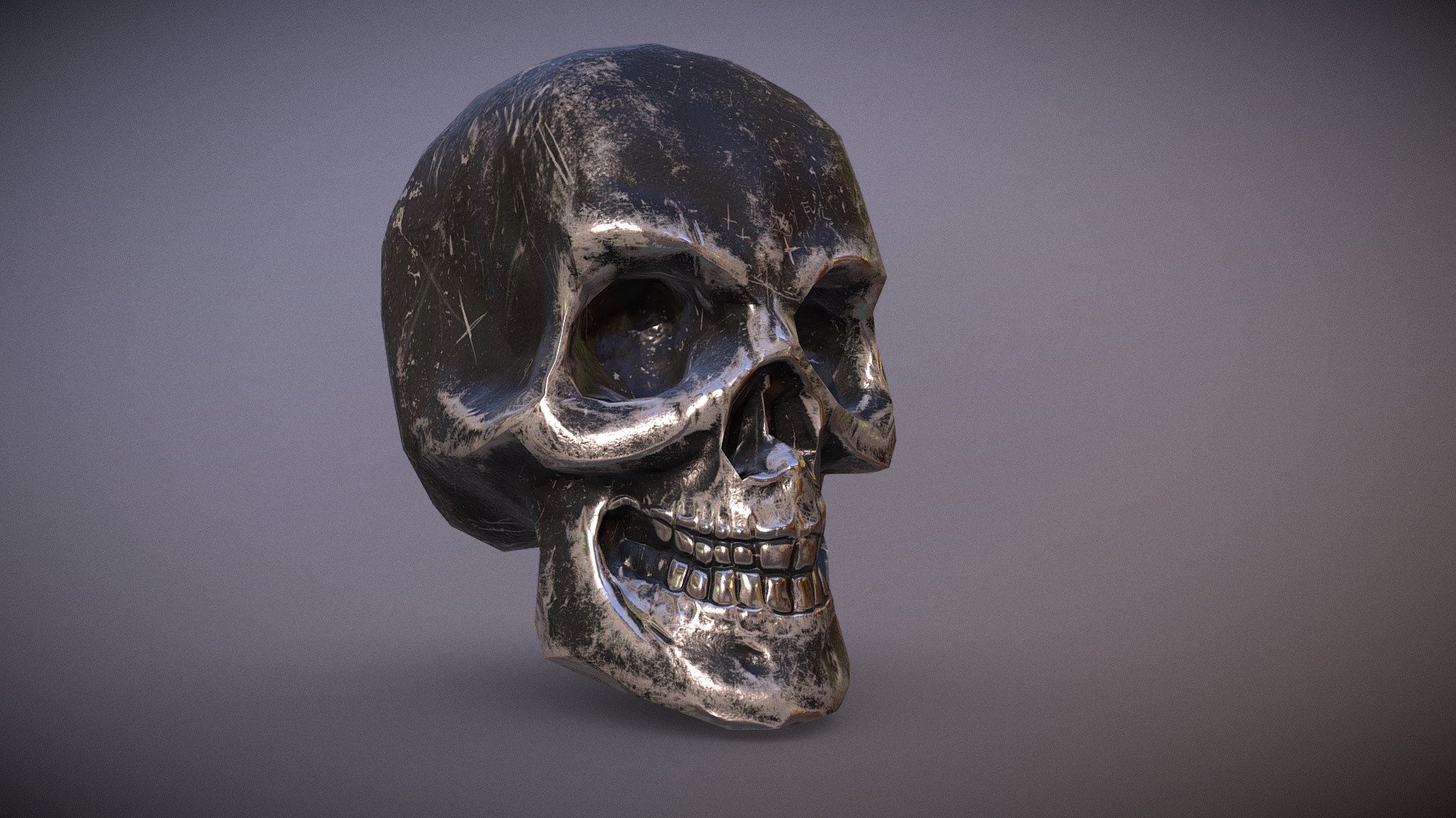 Just a skull i made in a free software (scluptGL) and textured in substance

Your rating, review and, feedback are greatly appreciated! 😀 - Metal Skull - Download Free 3D model by Aliosa (@aliosa123) 3d model