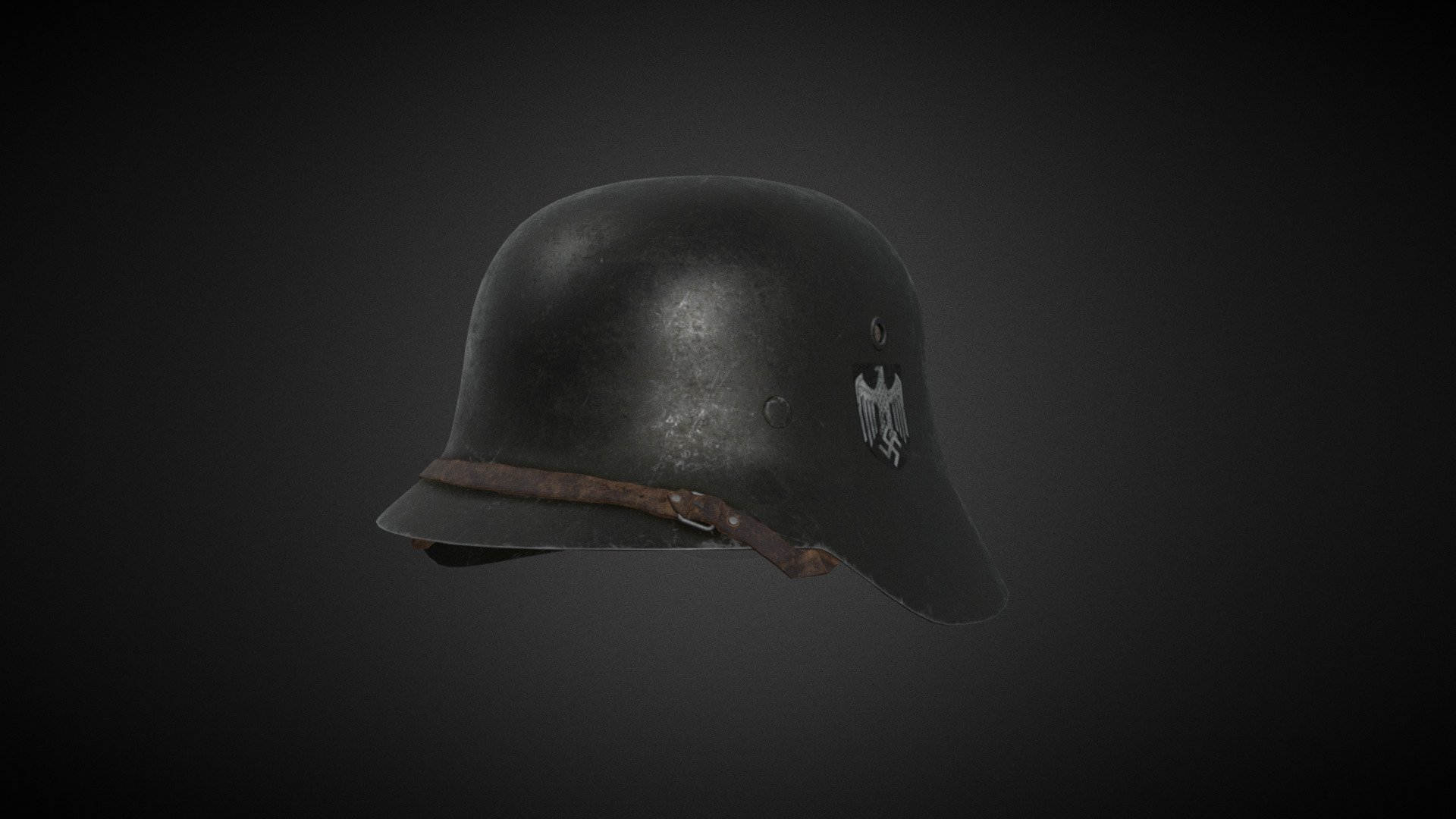 M35 on Artstation

The Stahlhelm (&lsquo;steel helmet') is a German military steel combat helmet intended to provide protection against shrapnel and fragments of grenades. The term Stahlhelm refers both to a generic steel helmet and more specifically to the distinctive German military design.

In 1934 tests began on an improved Stahlhelm, whose design was a development of World War I models. The Eisenhüttenwerke company of Thale carried out prototype design and testing, with Dr Friedrich Schwerd once again taking a hand.

Liner system used in M35, M40 and M42 Stahlhelmen
More than 1 million M1935 helmets were manufactured in the first two years after its introduction, and millions more were produced until 1940 when the basic design and production methods were changed 3d model