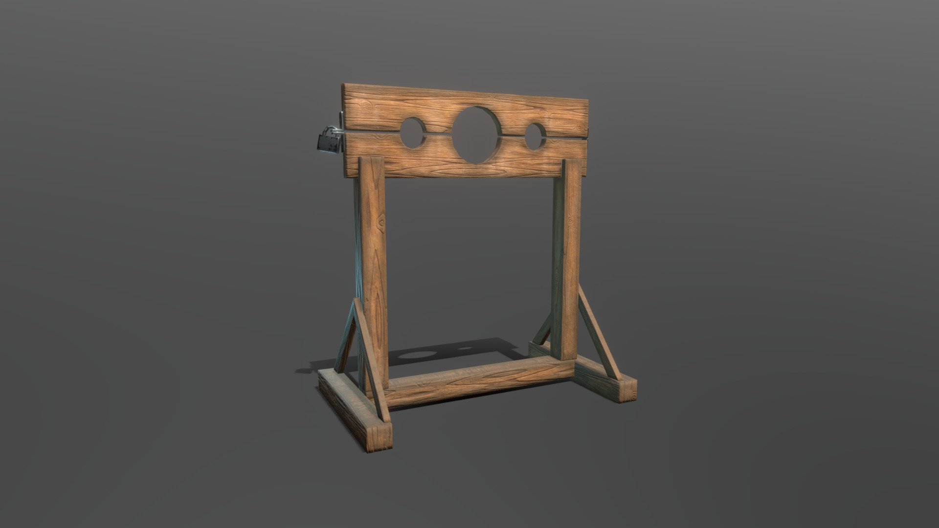 Pillory - Download Free 3D model by Nudluria 3d model