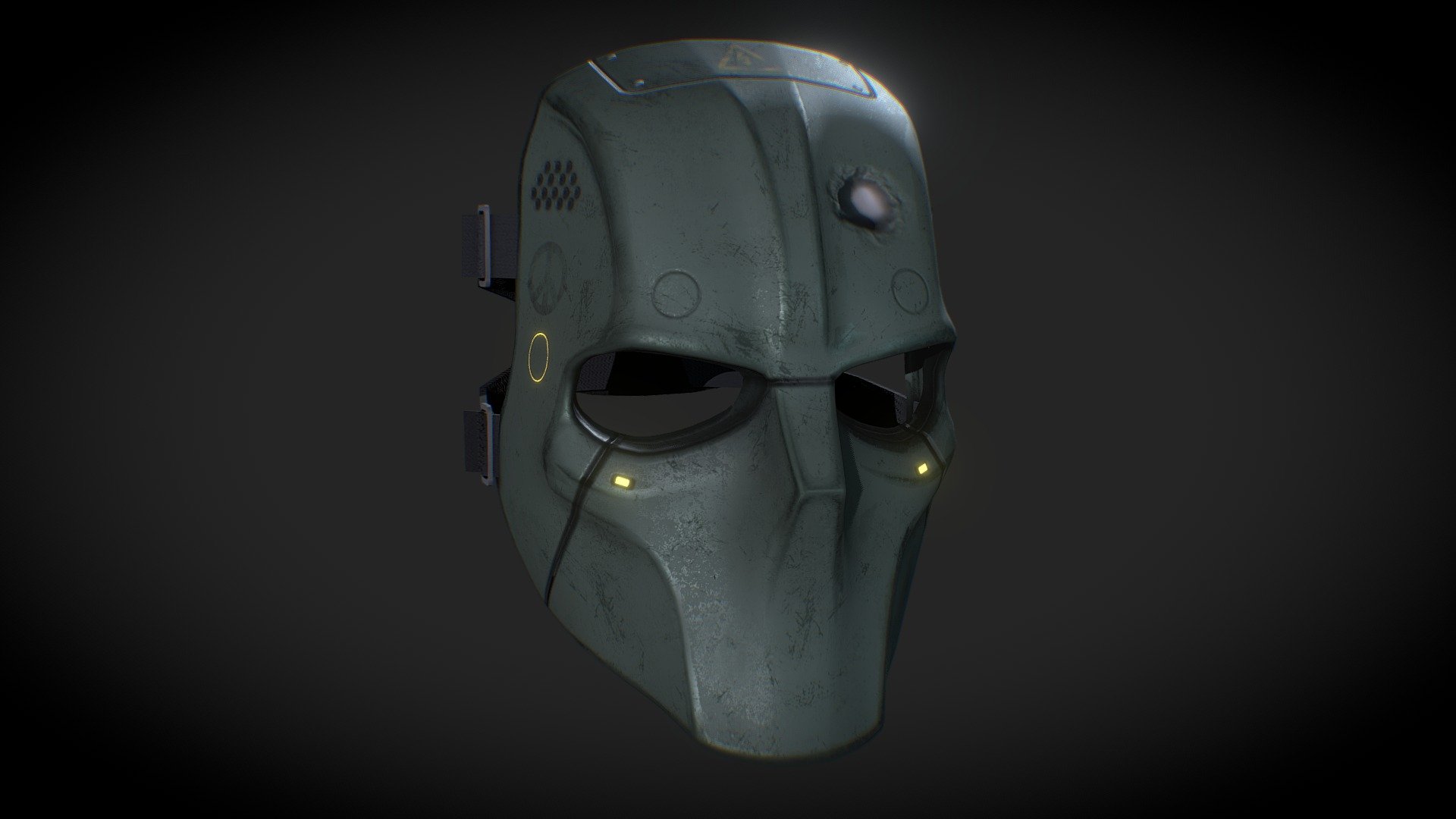 |Made for #weeklyCGC 129 - Skull Mask - 3D model by NoMoreFeelings 3d model