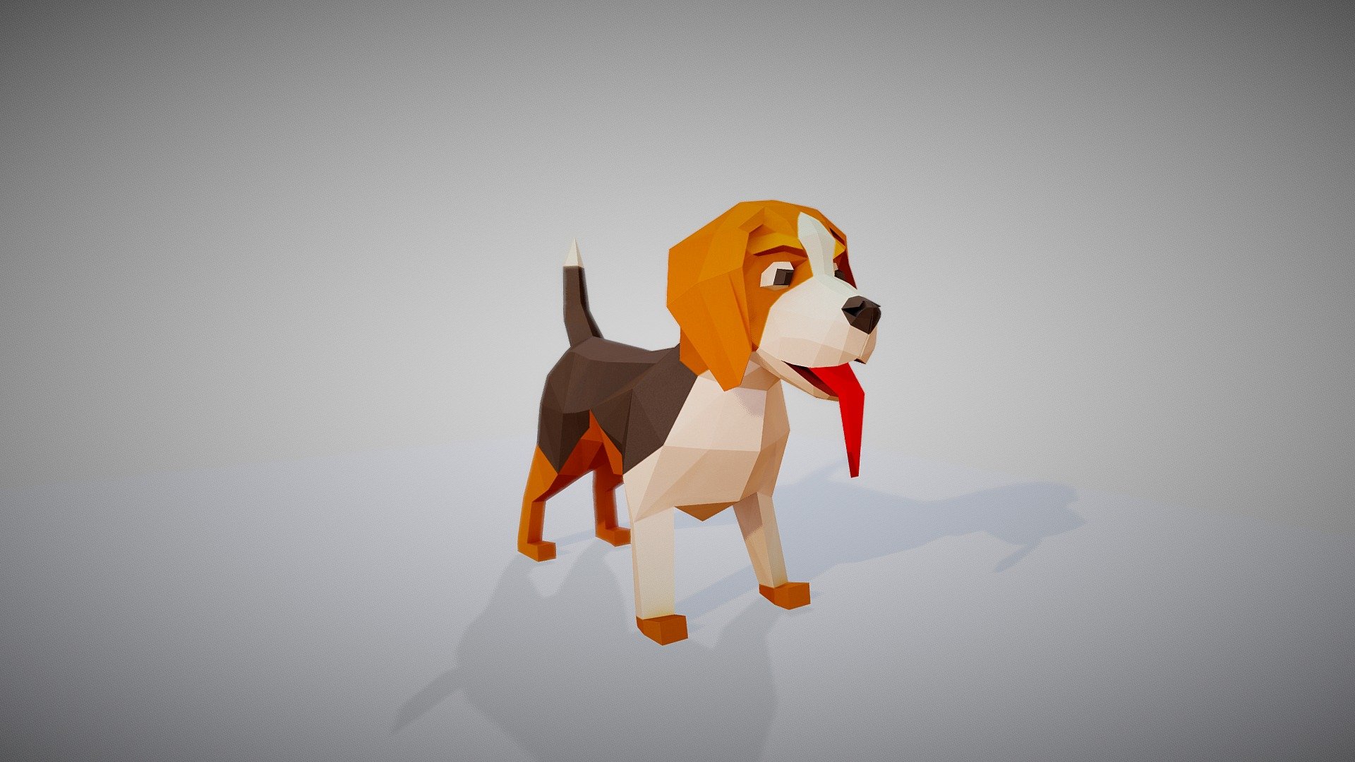 beagle time 42 animations, 7 BlendShape emotions - Beagle - Buy Royalty Free 3D model by nitacawo 3d model