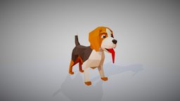 Beagle dog, assets, beagle, asset-store, unity, unity3d, 3dsmax, lowpoly, animation, animated