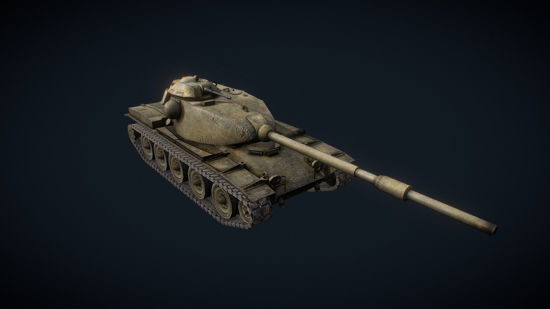 tank t95e6 - т95е6 - 3D model by World of Tanks: Blitz (@wot.blitz) 3d model