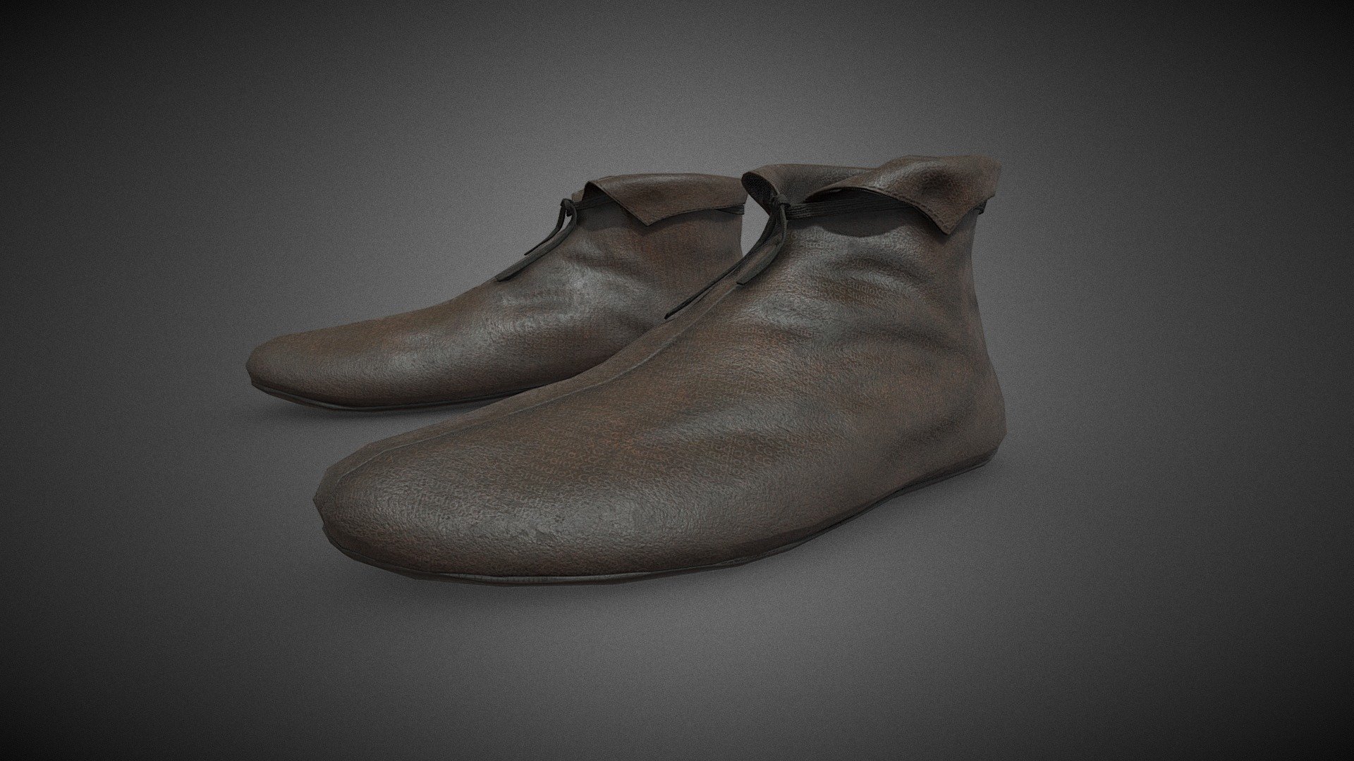 CG StudioX Present :
Brown Medieval Shoes Lowpoly/PBR




This is Brown Medieval Shoes Comes with Specular and Metalness PBR.

The photo been rendered using Marmoset Toolbag 4 (real time game engine )


Features :



Comes with Specular and Metalness PBR 4K texture .

Good topology.

Low polygon geometry.

The Model is prefect for game for both Specular workflow as in Unity and Metalness as in Unreal engine .

The model also rendered using Marmoset Toolbag 4 with both Specular and Metalness PBR and also included in the product with the full texture.

The texture can be easily adjustable .


Texture :



One set of UV [Albedo -Normal-Metalness -Roughness-Gloss-Specular-Ao] (4096*4096)


Files :
Marmoset Toolbag 4 ,Maya,,FBX,glTF,Blender,OBj with all the textures.




Contact me for if you have any questions.
 - Brown Medieval Shoes - Buy Royalty Free 3D model by CG StudioX (@CG_StudioX) 3d model
