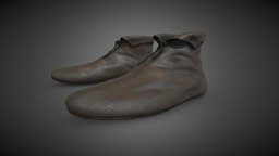 Brown Medieval Shoes