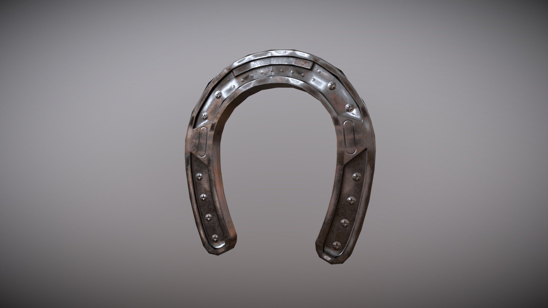 3D low-poly model of Horseshoe

Horse shoes. This is a very important element for a horse so that its bones on its legs do not wear out.

PBR 1k texture set with AO. Low-poly count as well. Can be used anywhere you need 3d model