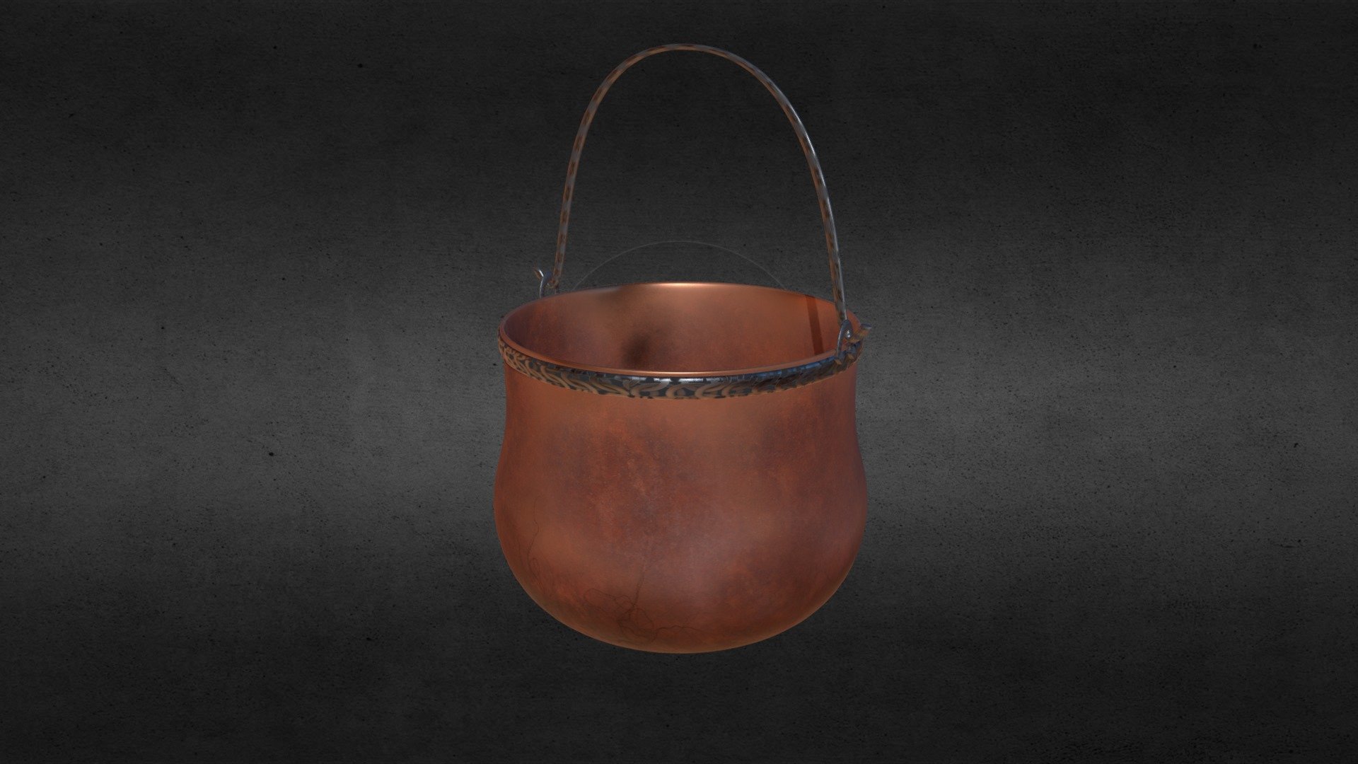 Old copper kettle - Copper Kettle - Download Free 3D model by 3d-Pauer 3d model