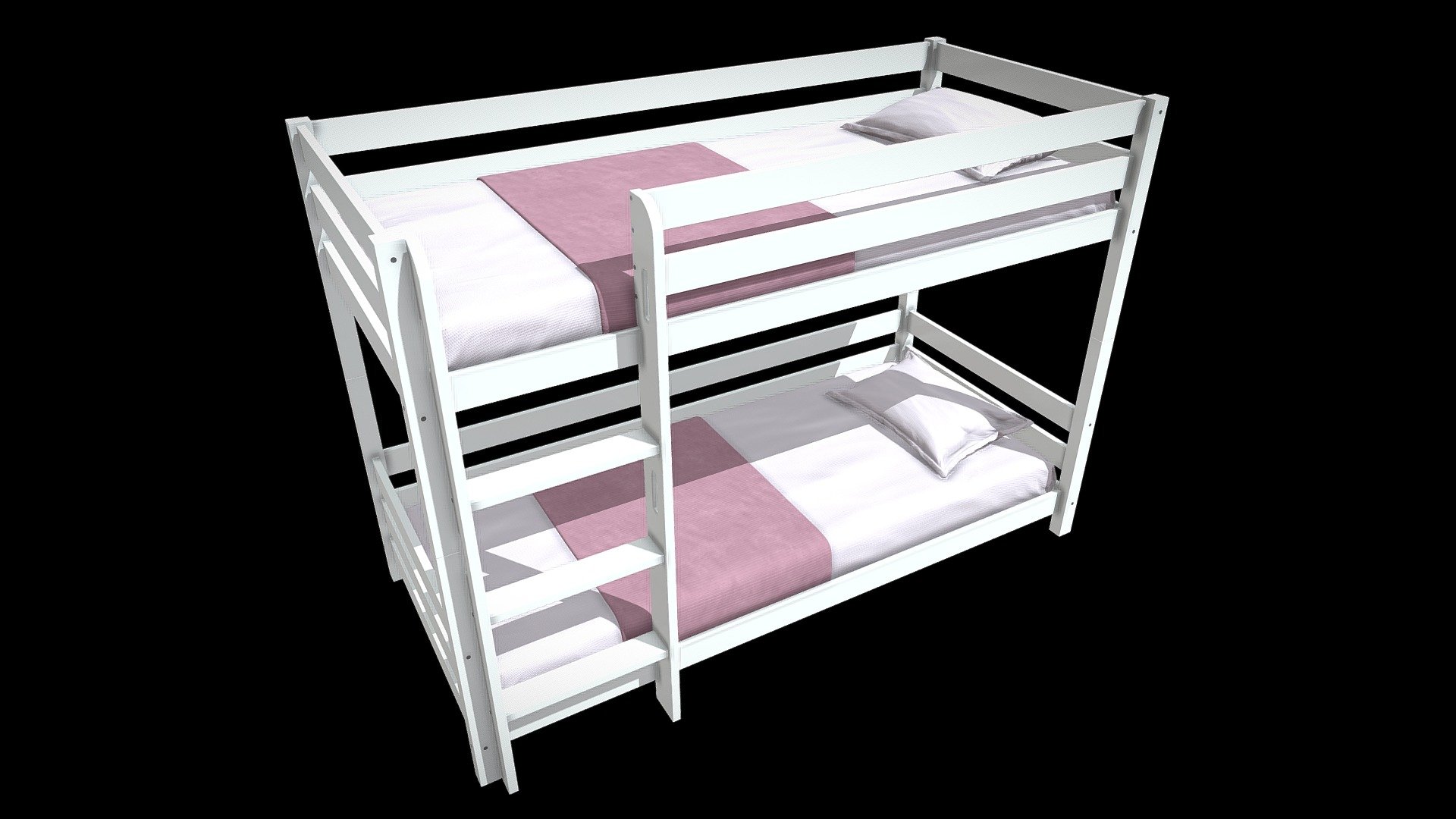 Double Deck Kids Bed - Double Deck Kids Bed - Buy Royalty Free 3D model by John Doe (@Johndoe3D) 3d model