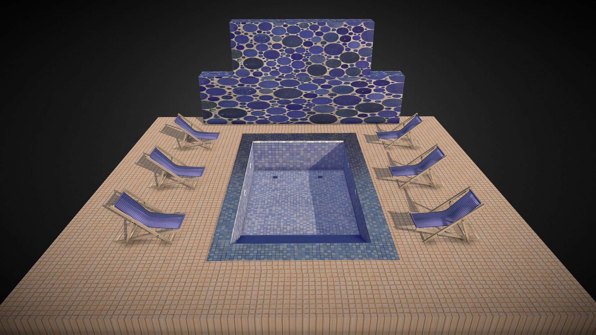 Swimming Pool free 3D model. Enjoy! - Swimming Pool - Download Free 3D model by Akshat (@shooter24994) 3d model