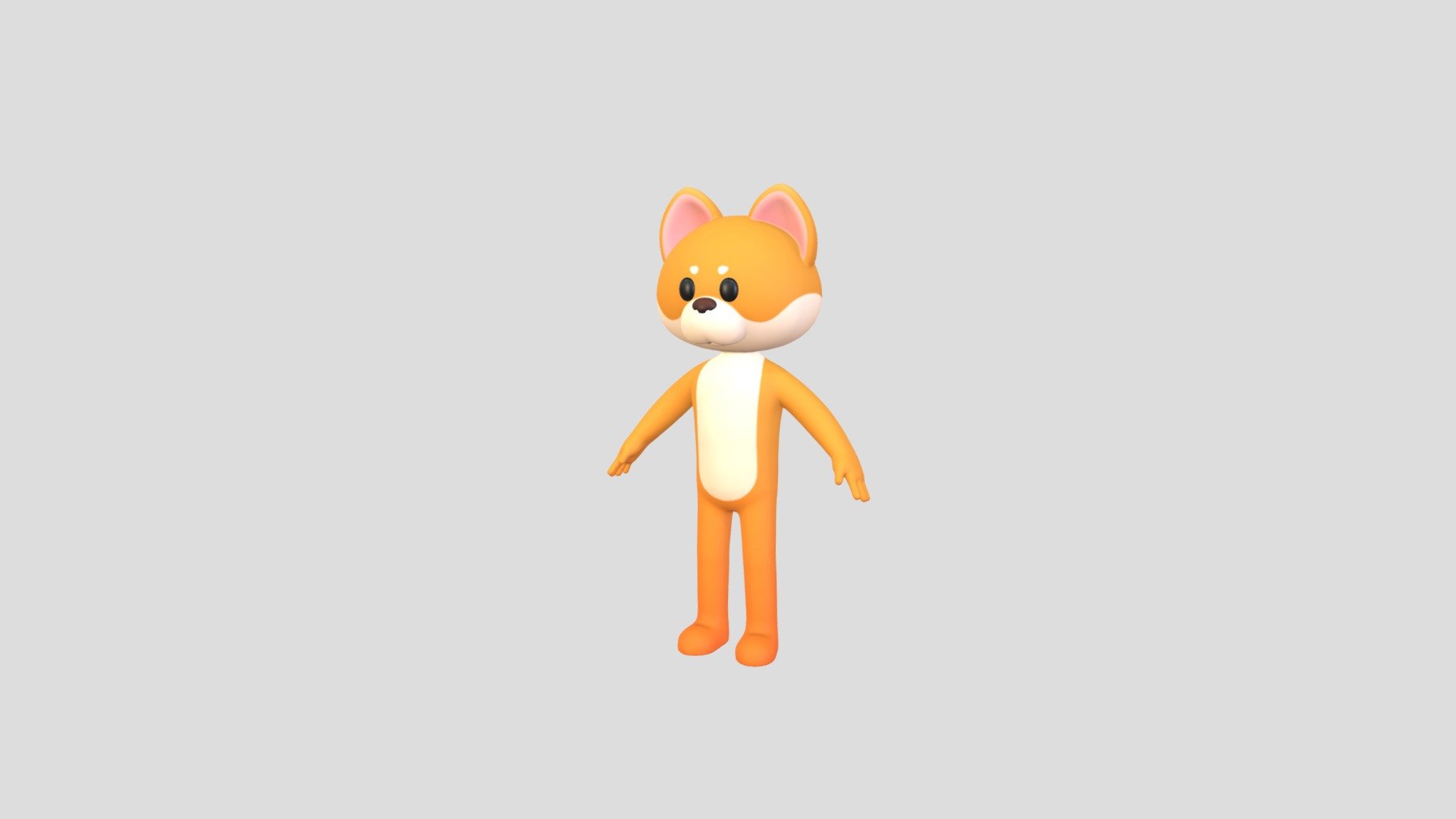 Dog Character 3d model.      
    


File Format      
 
- 3ds max 2023  
 
- FBX  
 
- OBJ  
    


Clean topology    

No Rig                          

Non-overlapping unwrapped UVs        
 


PNG texture               

2048x2048                


- Base Color                        

- Roughness                         



3,561 polygons                          

3,607 vertexs                          
 - Character221 Dog - Buy Royalty Free 3D model by BaluCG 3d model