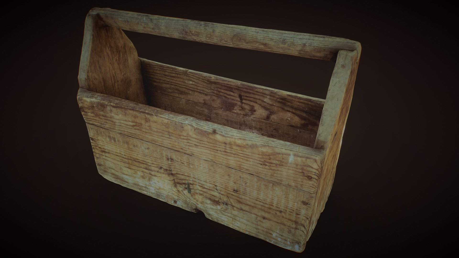Old Wood Tool Box - Old Wood Tool Box [RAW] - Download Free 3D model by Alexander Komendant (SashaRX) (@Sasharx) 3d model