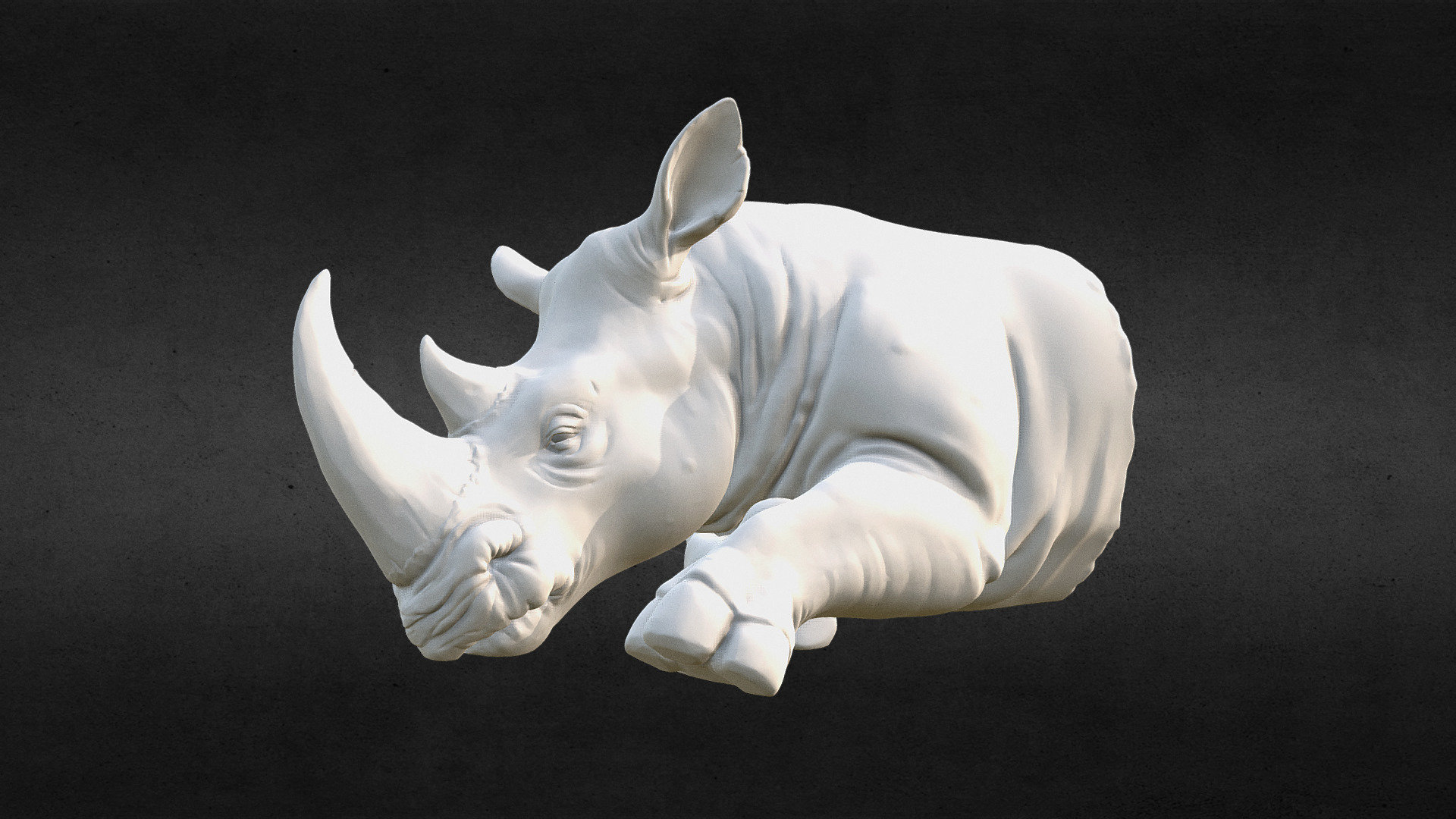 Rhino for Print 3D - Rhino - 3D model by garawake.art 3d model