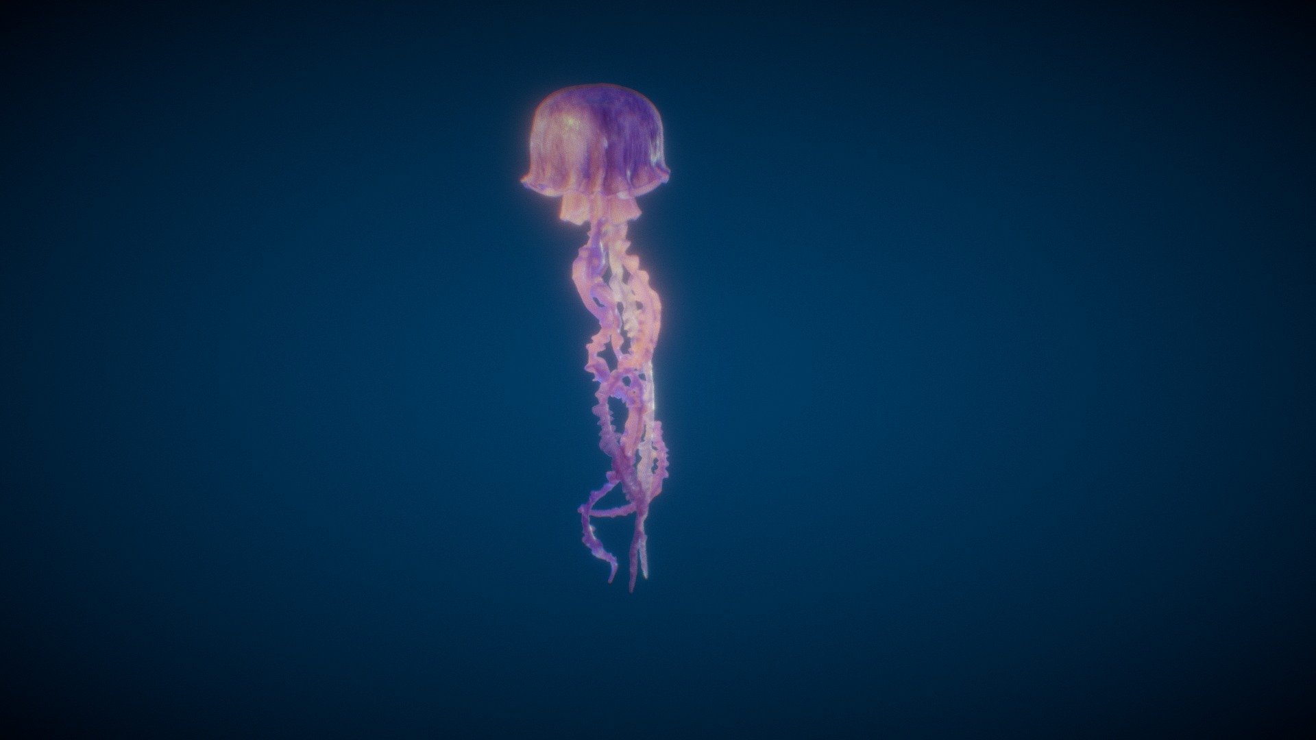 Jellyfish animated. ready for games 3d model