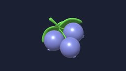 Blueberry Icon object, food, fruit, organic, icon, fresh, sweet, health, diet, vegetable, vegetarian, healty, blueberry, nutrition, healthy, 3d, blender