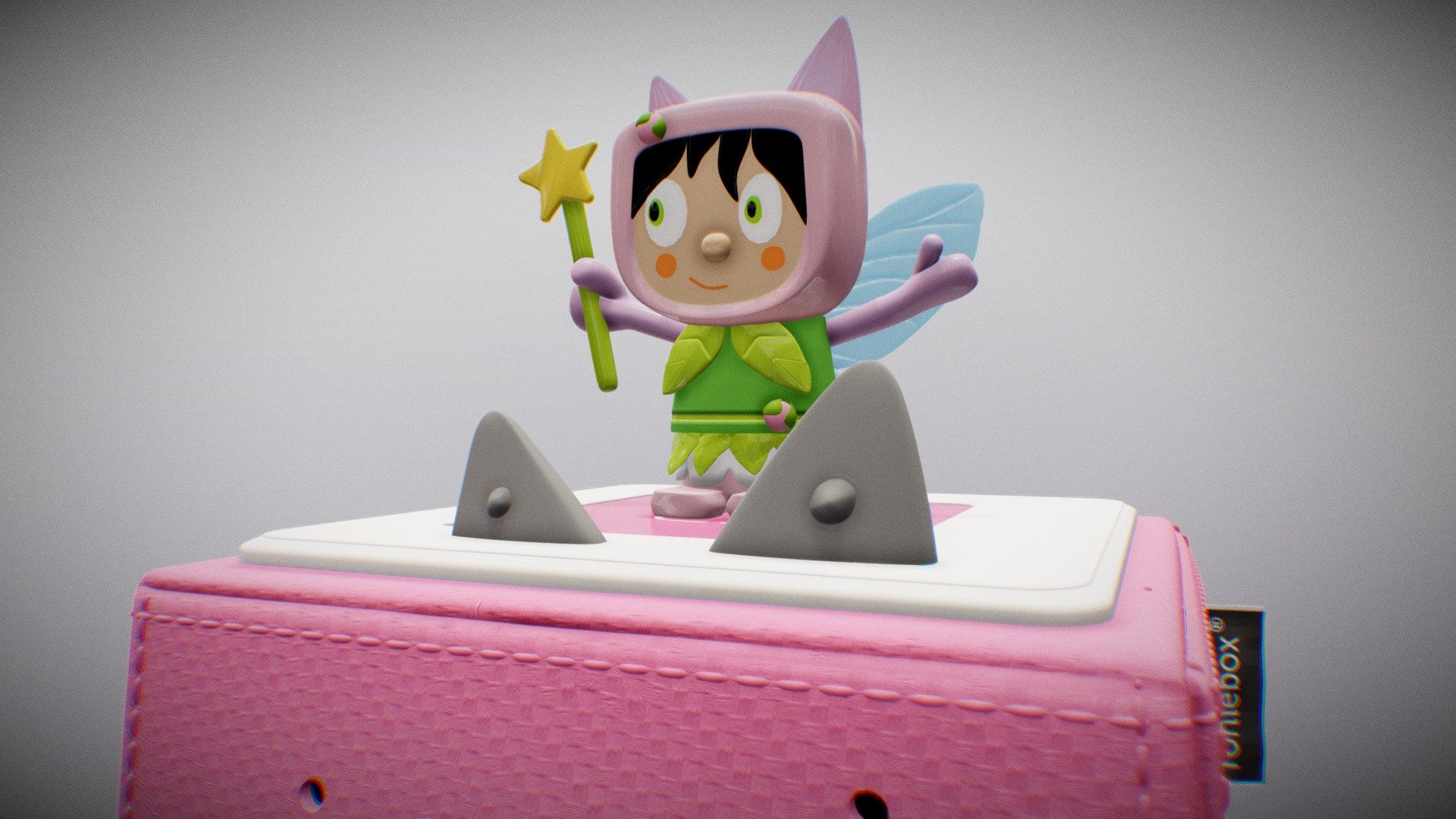 ToniesBox is a Smart Interactive educational device for children - Tonies ANGEL Animated - 3D model by whywalk 3d model