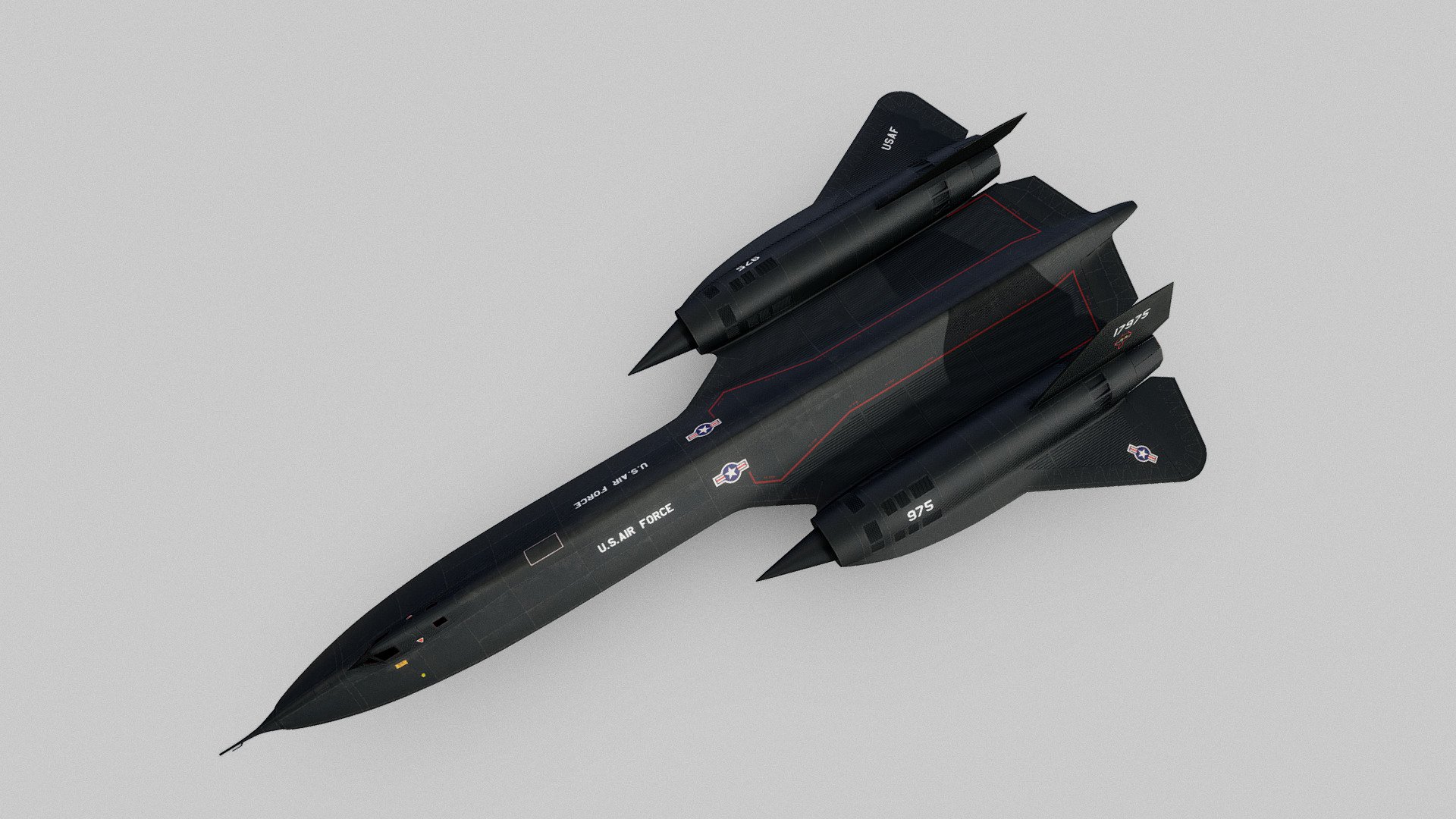 The Lockheed SR-71 &ldquo;Blackbird