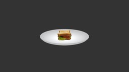 Sandwich Ramses sandwich, photogrammetry, 3dmodel