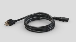 Power Cord 180 cm kit, computer, power, jack, tv, set, element, pc, circuit, charger, laptop, tablet, board, parts, electrical, module, monitor, electronics, display, equipment, collection, audio, television, smartphone, plug, supply, phone, port, connector, outlet, kitbash, cable, cord, iec, 3d, female, technology, male, electric, "powercord"
