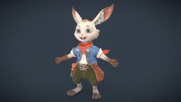Bunny character rabbit, bunny, organic, characterart, fluffy, hare, fantasycharacter, character, animal, fantasy, bunnycharacter
