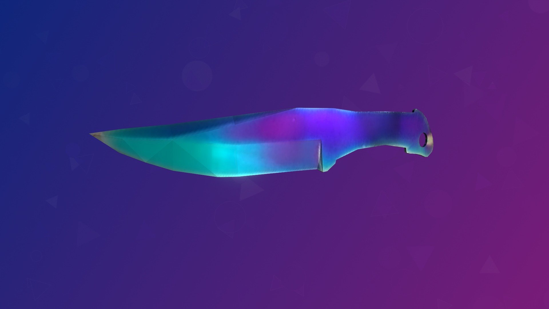 Dagger Knife (Gradient) - Download Free 3D model by combine_soldier 3d model