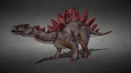 Stegosaurus posed animals, stegosaurus, animal, prehistoric, dinosaur, dino, stegosauria