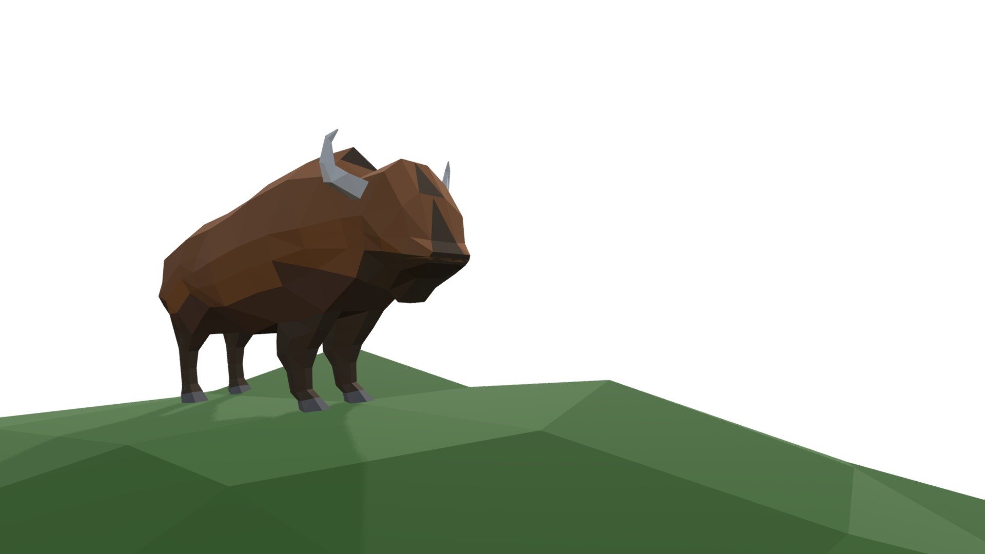 Low poly American Buffalo. Made with Blender @ Aberystwyth Games Hub. 
www.games-hub.co.uk

Games Hub is a West Wales based training center providing industry standard courses in games development, 3d modelling and After Effects. 

Our instructors never stop their learning process too. They’re always practised with the very latest tools and techniques 3d model