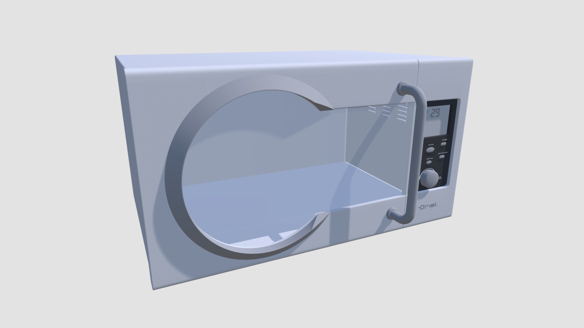 Highly detailed 3d model of microwave with all textures, shaders and materials. It is ready to use, just put it into your scene 3d model