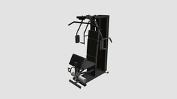 Gym equipment gym, equipment, 09, multigym, am169, 3d, model, sport