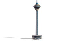 Milad Tower tower, art-abstract, architecture, blender