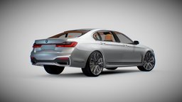 BMW 7-Series (Interior) bmw, sedan, luxury, german, urban, realistic, rich, game-ready, flagship, lowpoly, interior, 7-series, bmw-7-series