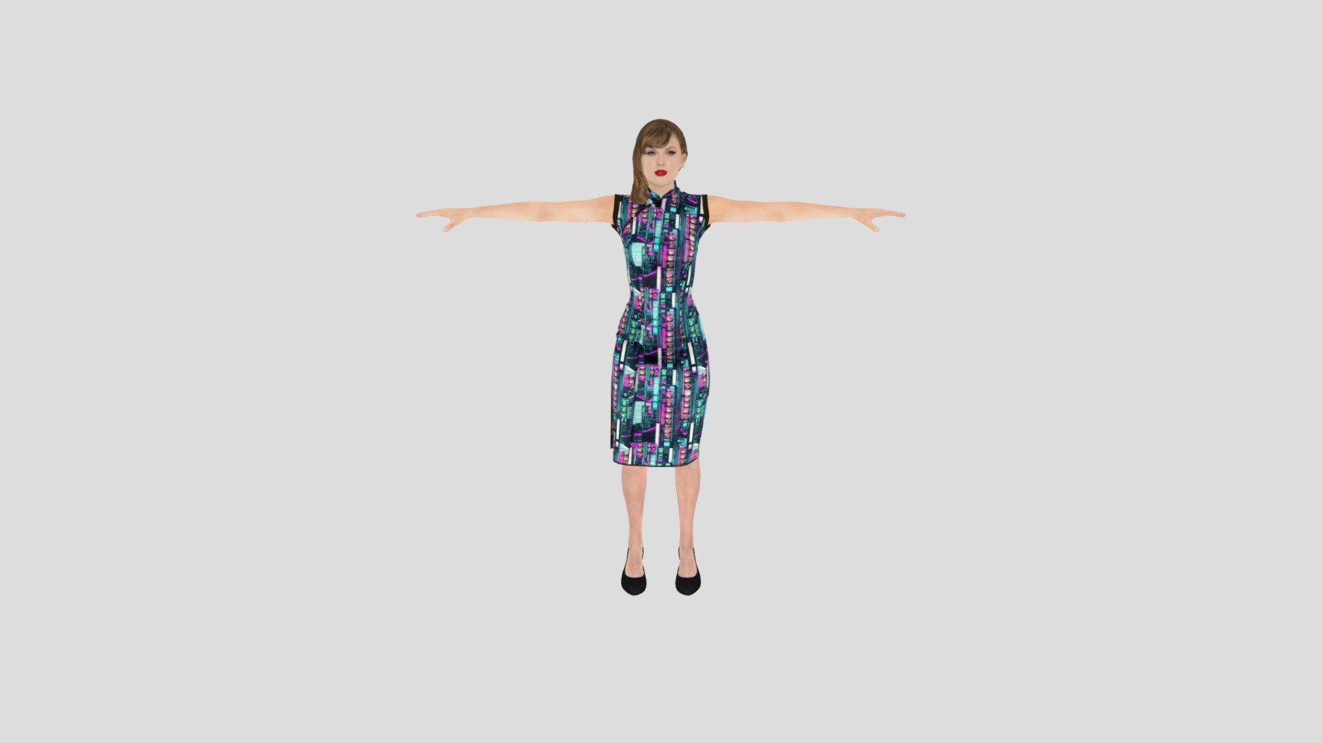 Taylor Swift - Buy Royalty Free 3D model by Daniel.Pikl 3d model