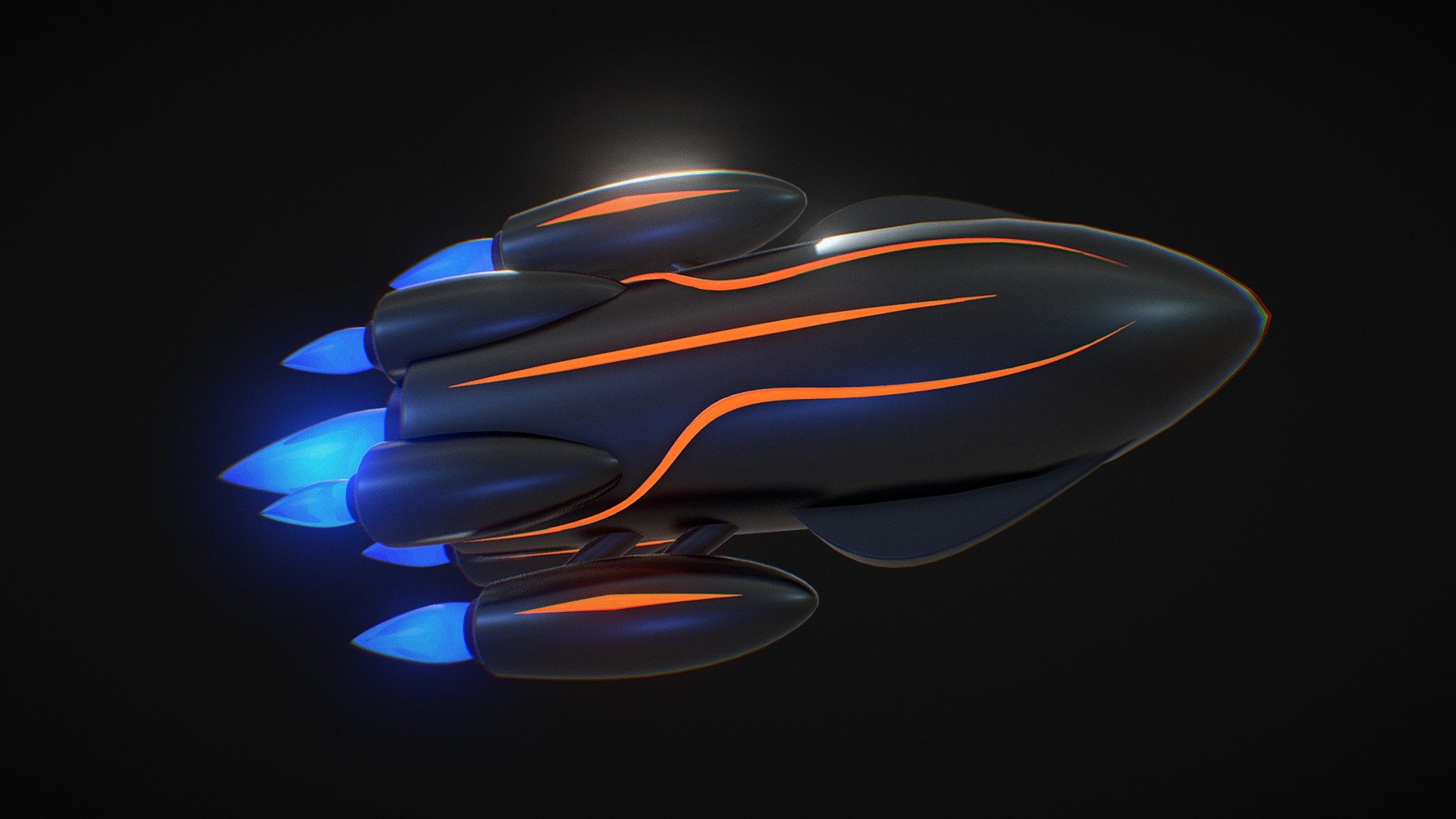 Rocket Spaceship - Rocket Spaceship - Buy Royalty Free 3D model by tkkjee 3d model