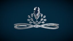 Tiara Josephine Aigrette Imperial CHAUMET diamonds, jewlery, crown, diamond, platinum, tiara, diademe