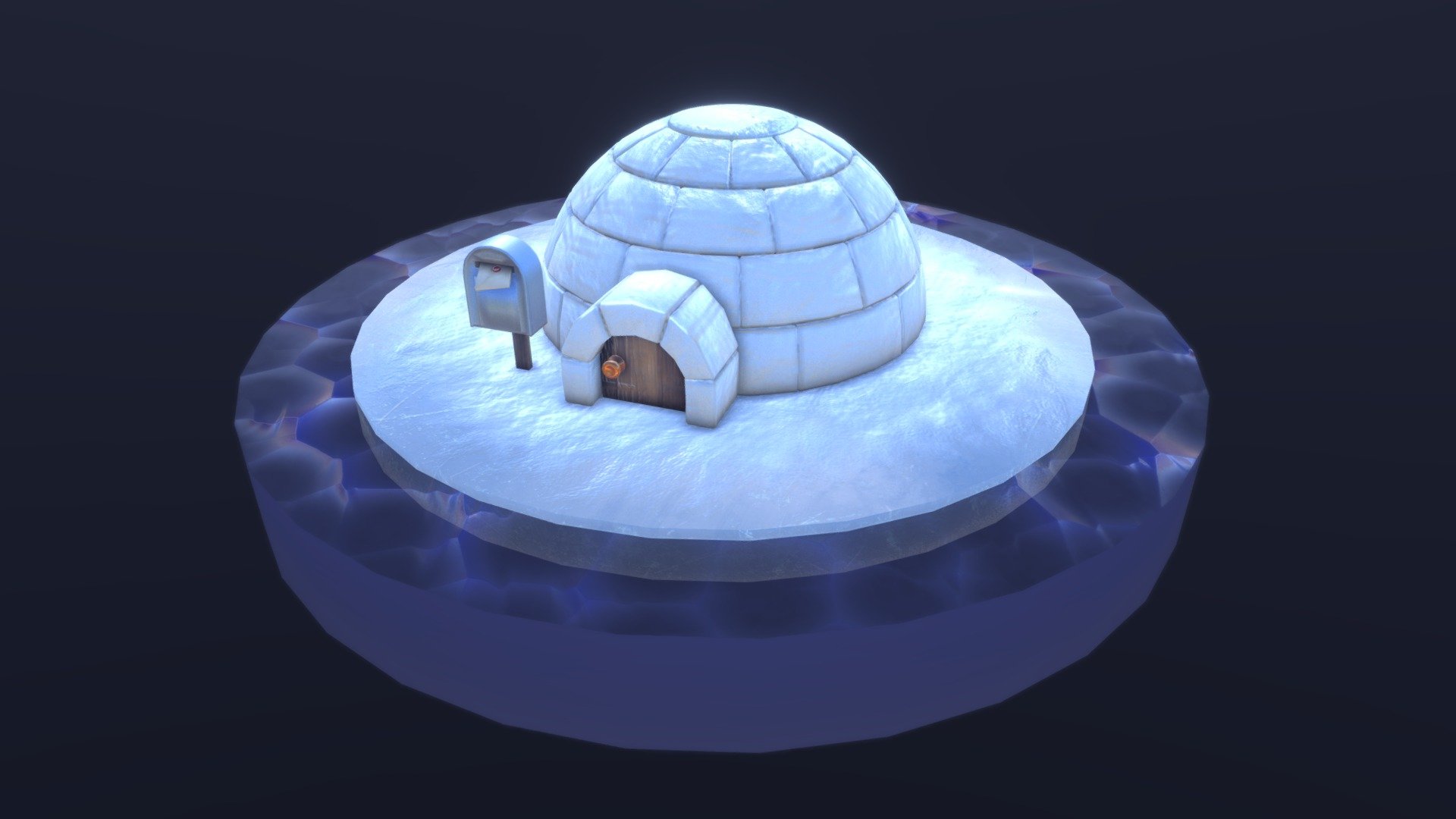 Must have been hard to deliver that letter.

Some more substance painter. This one was a challenge.

3December prompt 7 - 7-Igloo - 3D model by AlmondFeather 3d model