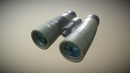 Binoculars Tactical police, army, survival, tactical, binoculars, unity, unity3d, gameready