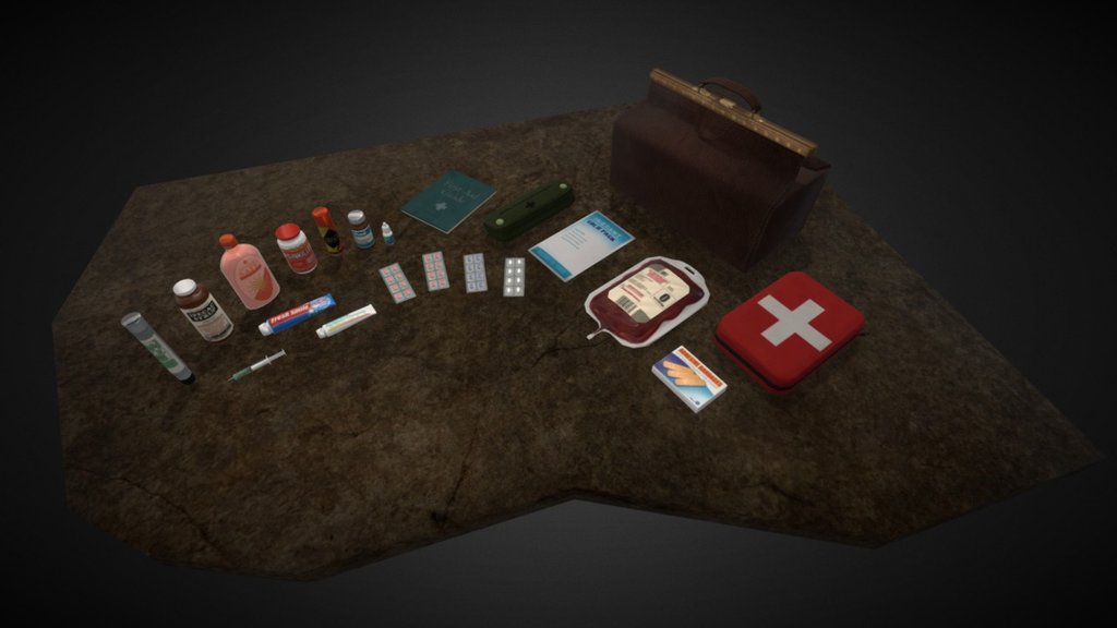 This is a collection of 20 health items essential for your survival! 



Unity Asset Store: http://bit.ly/NekoSHP

Reallusion: http://bit.ly/NekoSHPr - Survival Health Pack v3.0 - 3D model by Nekobolt 3d model