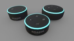 Amazon Dot computer, speaker, smart, dot, electronic, 2nd, generation, gen, 3rd, personal, amazon, intelligent, echo, 1st, assistant, alexa