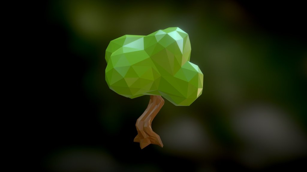 Just a low poly game asset! - Small Low Poly Tree - 3D model by astarael (@astarael.games) 3d model