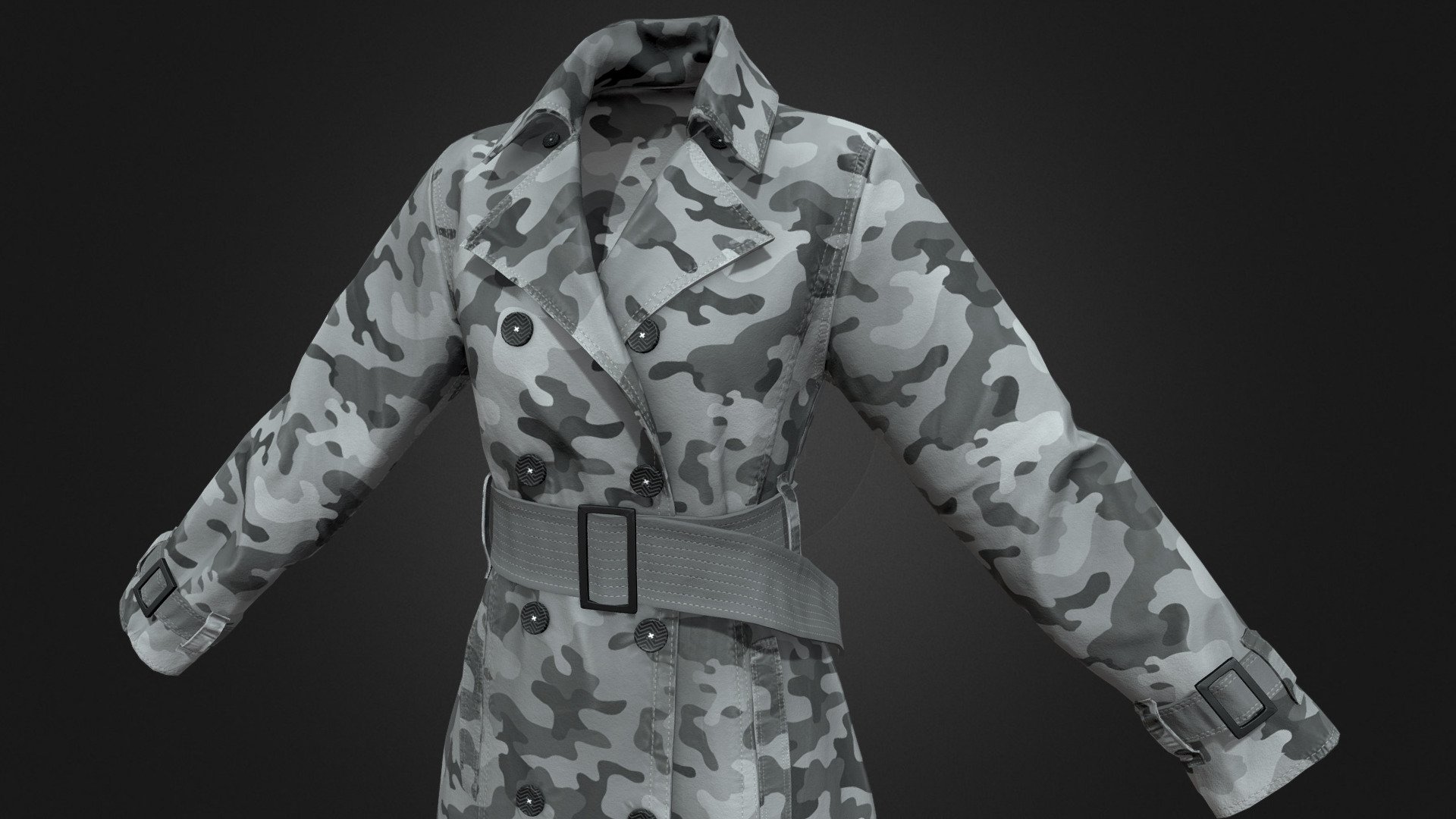 Game Ready Long Coat. All detailed textures. Best for PBR use. Easly riggable. All mesh flow clean and engine ready. All textures in 4k 3d model