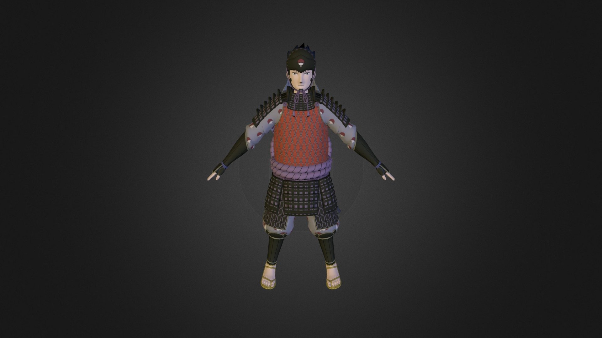 Sasuke Samurai - 3D model by loriscangini 3d model